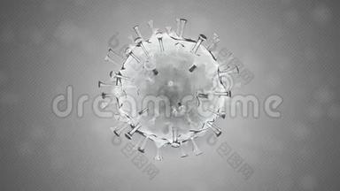 电子显微镜下的病毒分子